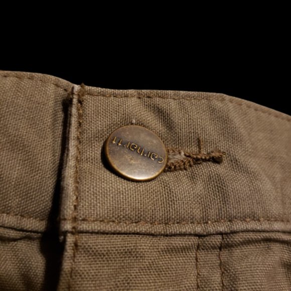 Carhartt Cargo Shorts Original Fit Summer Beach Brown / Tan | Men's 40 Pre-owned - Picture 5 of 6